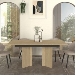 Τραπέζι Lava  χρώμα rota oak - ανθρακί 180x90x76,8εκ. Τραπέζι Lava  χρώμα rota oak - ανθρακί 180x90x76,8εκ.