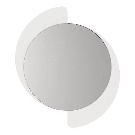 Καθρέπτης τοίχου Sevilla Μegapap χρώμα λευκό 59,2x2,2x69εκ.