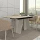 Τραπέζι Sevilla  χρώμα sandstone - travertine 180x90x75εκ.