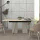 Τραπέζι Sevilla  χρώμα sandstone - travertine 180x90x75εκ.