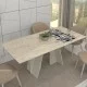 Τραπέζι Sevilla  χρώμα sandstone - travertine 180x90x75εκ.