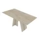Τραπέζι Sevilla  χρώμα sandstone - travertine 180x90x75εκ.