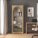 Βιβλιοθήκη Voila  χρώμα sepet oak 74x35x180εκ.