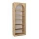 Βιβλιοθήκη Voila  χρώμα sepet oak 74x35x180εκ.