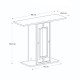 Κονσόλα Alderas χρώμα λευκό - travertine - χρυσό 90x29,6x76,8εκ. Κονσόλα Alderas χρώμα λευκό - travertine - χρυσό 90x29,6x76,8εκ.