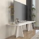 Έπιπλο τηλεόρασης Sugar  χρώμα λευκό 150x29,6x36,8εκ.