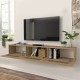 Έπιπλο τηλεόρασης επιτοίχιο Samuel χρώμα sapphire oak 180x31,4x28,6εκ. Έπιπλο τηλεόρασης επιτοίχιο Samuel χρώμα sapphire oak 180x31,4x28,6εκ.