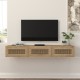 Έπιπλο τηλεόρασης επιτοίχιο Samuel χρώμα sapphire oak 180x31,4x28,6εκ. Έπιπλο τηλεόρασης επιτοίχιο Samuel χρώμα sapphire oak 180x31,4x28,6εκ.