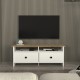 Έπιπλο τηλεόρασης Gradias χρώμα λευκό - sapphire oak 120x29,6x46,8εκ. Έπιπλο τηλεόρασης Gradias χρώμα λευκό - sapphire oak 120x29,6x46,8εκ.