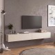 Έπιπλο τηλεόρασης επιτοίχιο Espanse  χρώμα sandstone 241,8x31,7x30εκ.