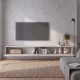 Έπιπλο τηλεόρασης επιτοίχιο Espanse  χρώμα sandstone 241,8x31,7x30εκ.