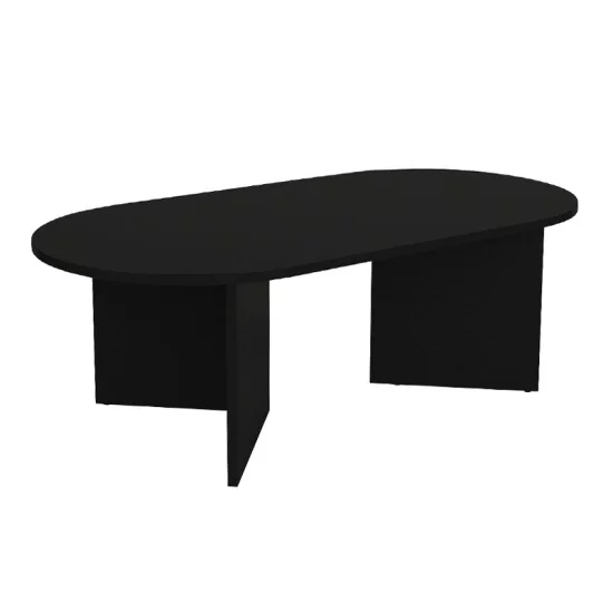 Τραπεζάκι σαλονιού Cortado  χρώμα μαύρο 120x60x39,6εκ.