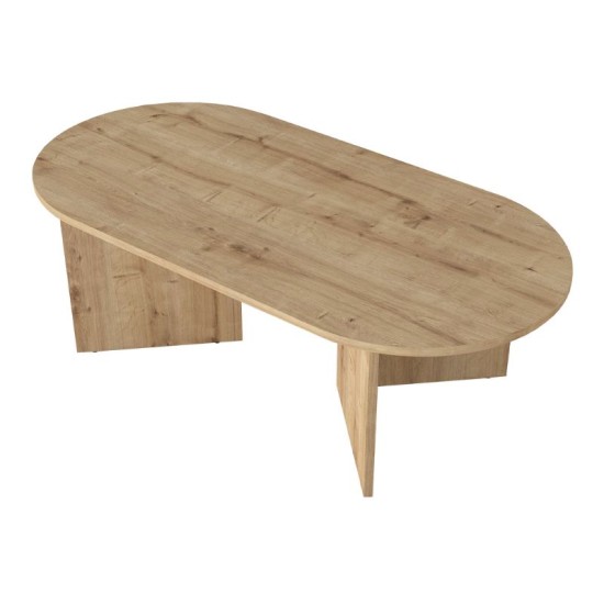 Τραπεζάκι σαλονιού Cortado  χρώμα sapphire oak 120x60x39,6εκ.