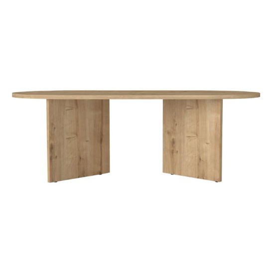 Τραπεζάκι σαλονιού Cortado  χρώμα sapphire oak 120x60x39,6εκ.