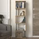 Βιβλιοθήκη Alvina χρώμα sapphire oak - ανθρακί 45x19,6x158,8εκ. Βιβλιοθήκη Alvina χρώμα sapphire oak - ανθρακί 45x19,6x158,8εκ.