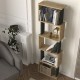 Βιβλιοθήκη Alvina χρώμα sapphire oak - ανθρακί 45x19,6x158,8εκ. Βιβλιοθήκη Alvina χρώμα sapphire oak - ανθρακί 45x19,6x158,8εκ.
