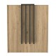 Γραφείο υποδοχής - reception Hola χρώμα sepet oak - ανθρακί 93,6x45,2x110,3εκ. Γραφείο υποδοχής - reception Hola χρώμα sepet oak - ανθρακί 93,6x45,2x110,3εκ.