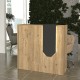 Γραφείο υποδοχής - reception Navita με LED χρώμα sepet oak - ανθρακί 113,6x42x111,8εκ. Γραφείο υποδοχής - reception Navita με LED χρώμα sepet oak - ανθρακί 113,6x42x111,8εκ.