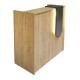 Γραφείο υποδοχής - reception Navita με LED χρώμα sepet oak - ανθρακί 113,6x42x111,8εκ. Γραφείο υποδοχής - reception Navita με LED χρώμα sepet oak - ανθρακί 113,6x42x111,8εκ.