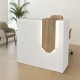 Γραφείο υποδοχής - reception Navita με LED χρώμα λευκό - sepet oak 113,6x42x111,8εκ. Γραφείο υποδοχής - reception Navita με LED χρώμα λευκό - sepet oak 113,6x42x111,8εκ.