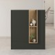Γραφείο υποδοχής - reception Bonveno χρώμα ανθρακί - sepet oak 90x43,2x110εκ. Γραφείο υποδοχής - reception Bonveno χρώμα ανθρακί - sepet oak 90x43,2x110εκ.