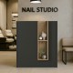 Γραφείο υποδοχής - reception Bonveno χρώμα ανθρακί - sepet oak 90x43,2x110εκ. Γραφείο υποδοχής - reception Bonveno χρώμα ανθρακί - sepet oak 90x43,2x110εκ.