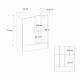 Γραφείο υποδοχής - reception Bonveno χρώμα λευκό - sepet oak 90x43,2x110εκ. Γραφείο υποδοχής - reception Bonveno χρώμα λευκό - sepet oak 90x43,2x110εκ.