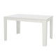 Τραπέζι Darlen  χρώμα λευκό 125x72x74εκ.