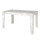 Τραπέζι Darlen  χρώμα λευκό εφέ μαρμάρου 125x72x74εκ.
