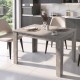 Τραπέζι Darlen  χρώμα γκρι σκυροδέματος 125x72x74εκ.