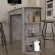 Τραπέζι μπαρ Vigne  χρώμα γκρι σκυροδέματος 150x51,6x101,8εκ.