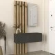 Έπιπλο εισόδου Kanso  χρώμα ανθρακί - sepet oak 100x35x196,7εκ.