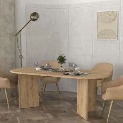Τραπέζι Cortado  χρώμα sapphire oak 200x90x74εκ.