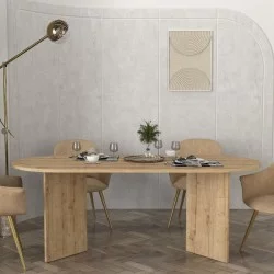 Τραπέζι Cortado  χρώμα sapphire oak 200x90x74εκ.