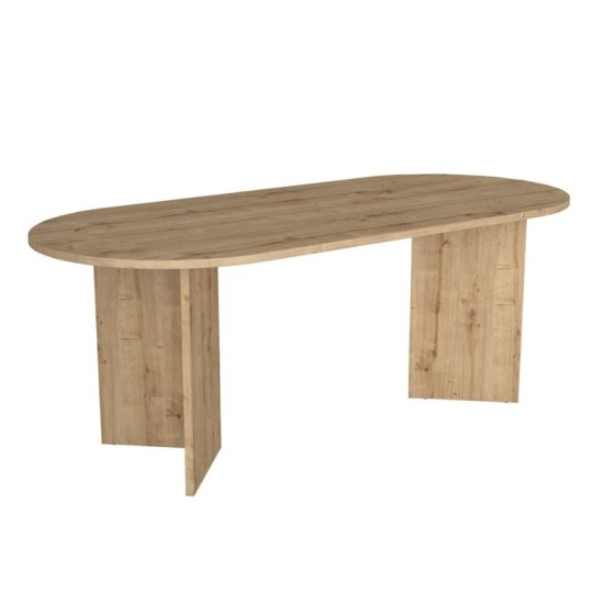 Τραπέζι Cortado  χρώμα sapphire oak 200x90x74εκ.