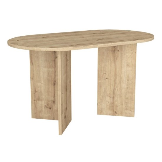 Τραπέζι Cortado  χρώμα sapphire oak 138x80x75εκ.