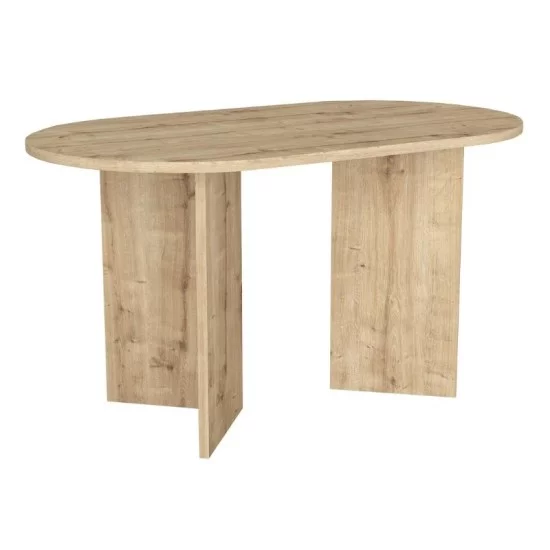 Τραπέζι Cortado  χρώμα sapphire oak 138x80x75εκ.