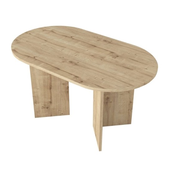 Τραπέζι Cortado  χρώμα sapphire oak 138x80x75εκ.