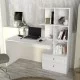 Γραφείο εργασίας Mantra  χρώμα λευκό 150x60x152εκ.