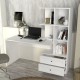 Γραφείο εργασίας Mantra  χρώμα λευκό 150x60x152εκ.