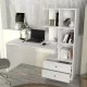 Γραφείο εργασίας Mantra  χρώμα λευκό 150x60x152εκ.
