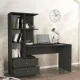 Γραφείο εργασίας Mantra  χρώμα ανθρακί 150x60x152εκ.
