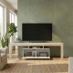 Έπιπλο τηλεόρασης Woodra  χρώμα travertine 180x31,3x50,2εκ.