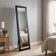 Καθρέπτης δαπέδου - τοίχου Lalu Μegapap χρώμα sencron black 40x150εκ.