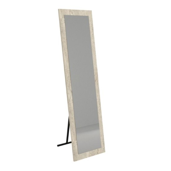 Καθρέπτης δαπέδου - τοίχου Lalu Μegapap χρώμα travertine 40x150εκ.