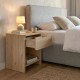 Κομοδίνο Mida  χρώμα sepet oak 45x40x52εκ.