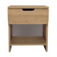 Κομοδίνο Mida  χρώμα sepet oak 45x40x52εκ.
