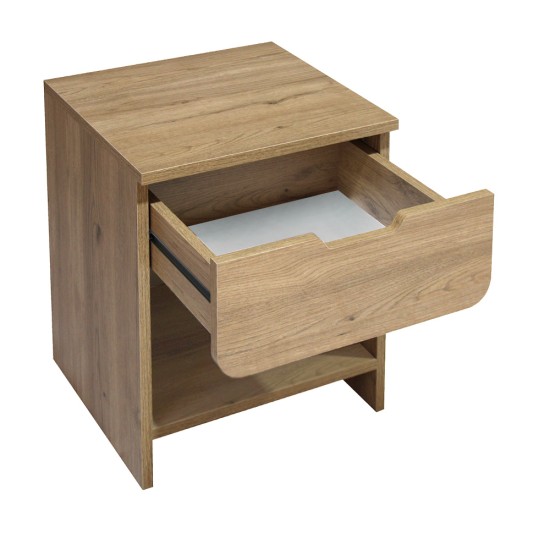 Κομοδίνο Mida  χρώμα sepet oak 45x40x52εκ.
