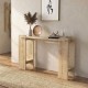 Κονσόλα Mendoza  χρώμα sapphire oak - travertine 130,8x35x76,8εκ.