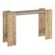 Κονσόλα Mendoza  χρώμα sapphire oak - travertine 130,8x35x76,8εκ.